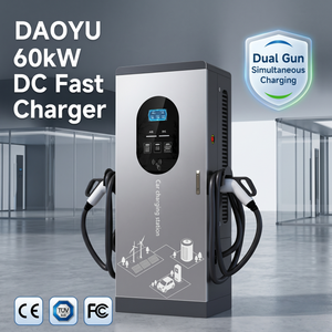 Borne de Recharge Rapide DC 80kW Double Prise CCS1 CCS2 GBT Universelle pour Véhicules Électriques, Station de Recharge Compacte sur Pied 800*800 - Product Image 6