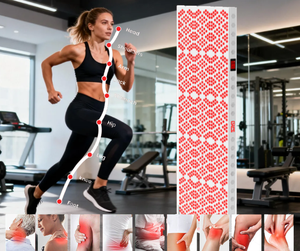 Pannello per Terapia a Luce Rossa LED, Dispositivo di Bellezza a Infrarossi ad Alta Potenza per Tutto il Corpo, Macchina con Schermo Touch per Uso Domestico e Sollievo dal Dolore - Product Image 5