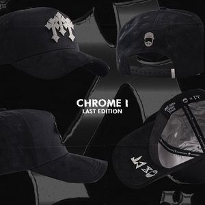 Cappello Trucker Personalizzato all'Ingrosso a 5 Pannelli con Visiera Curva in Camoscio, Strass, Spille Cromate e Fodera in Raso, Stile Barbas - Product Image 2
