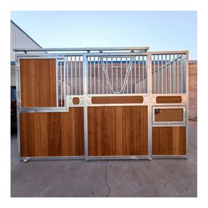 Jual kaktus logam Modular kuda stacles disesuaikan 14ft portabel gaya Eropa kios kuda dengan atap Cavalli - Product Image 3