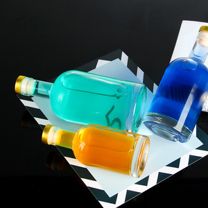 Bottiglia di Vetro Trasparente per Liquori e Vino da 375ml e 750ml con Tappi a Vite per Vodka, Vendita all'Ingrosso - Product Image 2