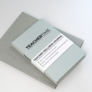 Vollständig Anpassbares Lehrer-Wellness-Tagebuch mit Leineneinband Täglicher Reset-Planer mit Wöchentlichen Notizen für Schulpersonal - Product Image 6