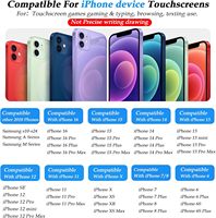 Pena Stylus Gaming Universal, perangkat Android IOS Windows kompatibel iPhone iPad Pro Mini untuk Lenovo Samsung untuk Xiaomi