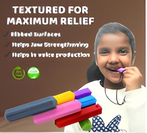 Medilab India – Bâtonnets de dentition hexagonaux en silicone colorés, jouets sensoriels à points pour bébés, 15 cm, portables, sans danger pour les aliments, pour la maison et le camping - Product Image 4