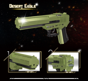 ตัวต่อบล็อกเด็ก ชุดตัวต่อบล็อกปืน M416 ของเล่นเสริมพัฒนาการ ของเล่นจำลองปืนราคาถูกเหมือนจริงสำหรับเด็ก - Product Image 6