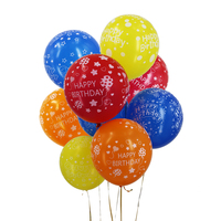 Ballons en latex de haute qualité imprimés avec des cœurs de bonbons de dessins animés pour fête d'anniversaire, sans nitrosamine, en caoutchouc naturel