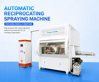 Machine de pulvérisation automatique de peinture UV/PU/aqueuse avec moteur de 15 kW pour meubles, armoires, panneaux de bois, portes - Marque Taisan