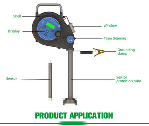 Detector de Interface Óleo-Água Selado de Alta Precisão com Janela, 1 Ano de Garantia, Proteção IP68 - Product Image 5