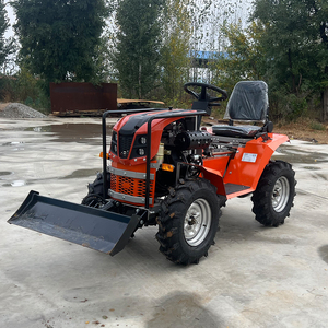 Mini 18HP Electric Start Four-Wheeler <b>Small</b> <b>Wheel</b> 4WD Mini Tractor Cultivator Export Product with Core Engine Component - Product Image 1