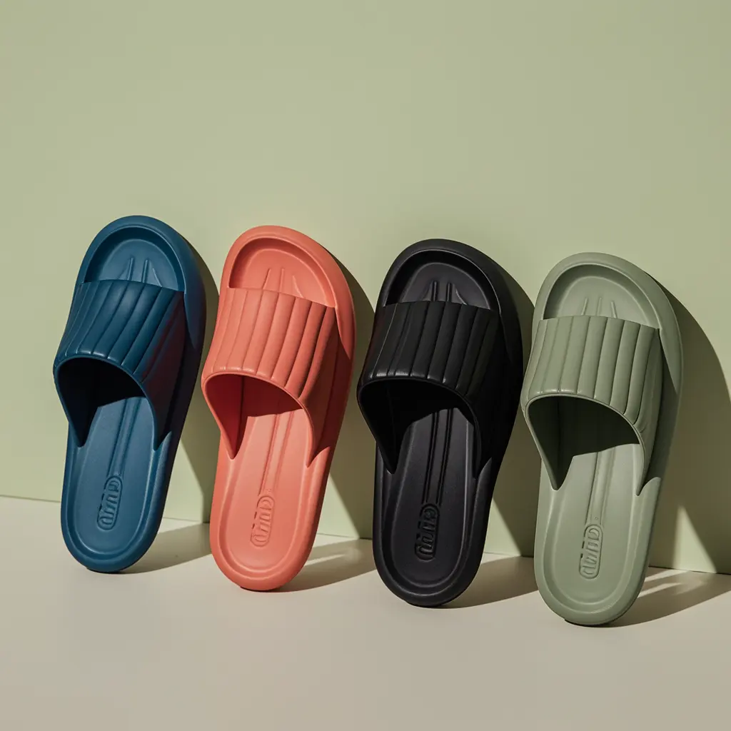 남자의 디자이너 EVA 거품 부드러운 두꺼운 슬라이드 사용자 정의 로고 샌들 겨울 새로운 패션 여름 해변 슬리퍼 도매