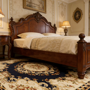 Alfombra Tejida Wilton Jacquard Nórdica Minimalista, Fabricada a Máquina, para Dormitorio y Hogar, Venta al Por Mayor de Fábrica - Product Image 1