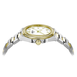 Montre de luxe pour femmes, mouvement à quartz, cadran serti de diamants, résistance à l'eau 100 ATM, montres à quartz élégantes pour femmes - Product Image 1