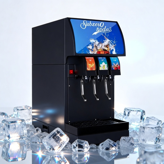 Advanced Multi Function Soda Fountain Dispenser Premium Carbonated Beverage Vending Machine for Catering Business