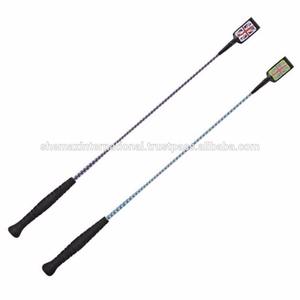 Shemax 2023 <b>Top</b> Quality Hot Selling Horse Riding Equestrian <b>Union</b> <b>Jack</b> Riding Whip Shaft With Metallic Thread Horse Showing - Product Image 6