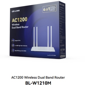 เราเตอร์ไร้สาย AC1200 แบบดูอัลแบนด์ LB-link รุ่น BL-W1210M ความเร็ว 1200Mbps - Product Image 2