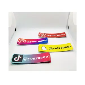 Hot Selling Made In Frankrijk Eco Matrijs Cut Label Scratchproof Custom Sticker Voor Brievenbus