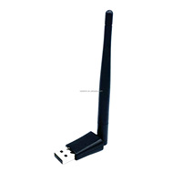 Adaptateur WiFi USB sans fil 802.11N/B/G 150 Mbps avec chipset MT7601 et antenne pour ordinateurs et récepteurs satellite