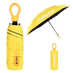 Parapluie pliant super mini de poche de qualité supérieure, de marque, promotionnel, avec protection anti-UV, vente en gros - Product Image 1
