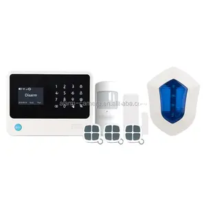 Tampilan Layar Lebar 5 Inci Sistem Keamanan Rumah Pintar G90B +, Mendukung Pemberitahuan Alarm Aplikasi dan Pengendali Jarak Jauh Aplikasi