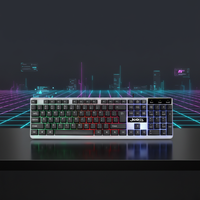 Claviers filaires au prix d'usine, clavier de jeu filaire ergonomique, clavier de jeu filaire imperméable pour ordinateur, clavier de jeu filaire lumineux pour ordinateurs portables