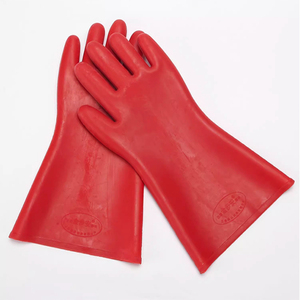 Gants d'isolation électrique haute tension de classe <span class=keywords><strong>2</strong></span> 20kv Gants de sécurité industrielle en latex de caoutchouc naturel industriel - Product Image 4