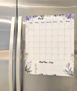 Droog Uitwissen Koelkast Magnetische Kalender Whiteboard Magnetische Kalender Voor Koelkast Muur Thuis Keuken Decor Boodschappenlijst Magneet