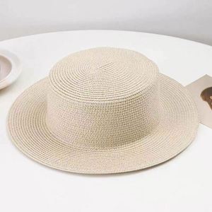 Spring and Simple Outdoor Sunshade Women Large Foldable Beach Wide Brim Straw <b>Hat</b> <b>for</b> Travel Promotional Gifts - Product Image 4
