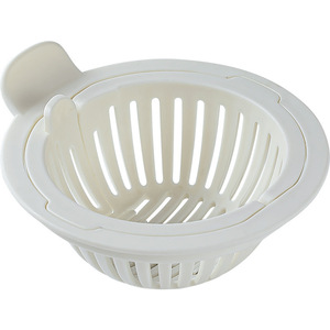 Crépine de lavabo blanche pratique pour laver les légumes et la vaisselle - Product Image 3