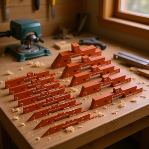 Barres de réglage pour table de fraisage Vevor, en aluminium, avec marquages de taille gravés au laser, pièces de machines à bois - Product Image 2