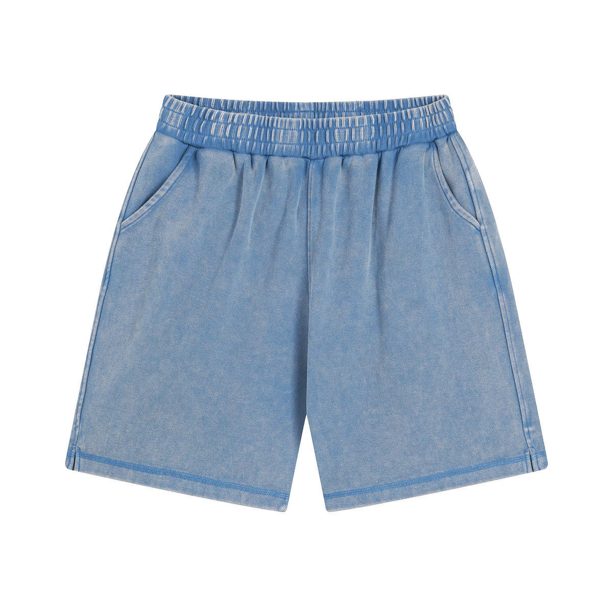 Shorts - batik gray-blue