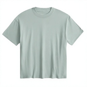Camiseta ecológica de alta calidad para hombre, 100% algodón y poliéster, Fabricante Mayorista, suministro a granel de tela suave - Product Image 1