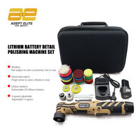 Polisseuse Nano sans fil mini RO DA AE SMT-2202 DC12V 80W 2500-6000 tr/min pour detailing automobile avec tampons de 1,5/2 pouces