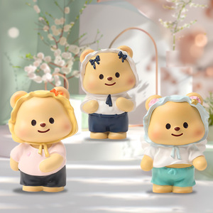 Yu Mo Craft Butter Bear Dress Up Figurine Resin Toy Blind <b>Box</b> Collectible Gift Ornament - Product Image 3
