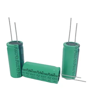 Pchicon-condensadores electroliticos LED, reemplazo de alta calidad, 63V, 2200uF, 18x40 RZ, 12000Hrs, baja ESR