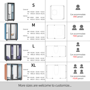 Private Meeting Working Studio <strong>Sound</strong> Isolation Karaoke Small For Home Music Price Silence Cheap Office Acoustic Booth - Product Image 5