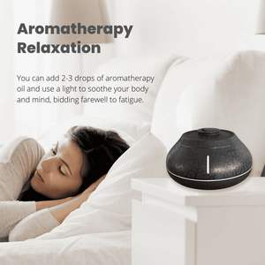 Air Humidifier Portable Design 7 Colors Gradient LED <b>Aroma</b> <b>Diffuser</b> Waterless Auto Shut-Off - Product Image 4