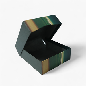 Caja de Regalo Rígida Ilustrada de Primera Calidad, Empaque con Impresión de Auto Clásico y Paisaje para Coleccionables Musicales - Product Image 2