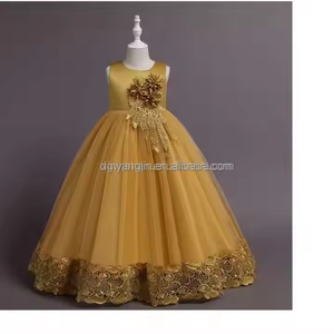 Vendita calda neonato ragazza bel vestito, vestito festa di compleanno per bambini carini, grande fiocco - Product Image 6