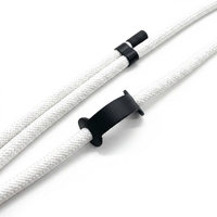 Cordon de téléphone tendance 8 mm, sangle tour de cou réglable 150 cm, boucle en alliage de zinc, glissière en cuir antidérapante, patch logo personnalisé