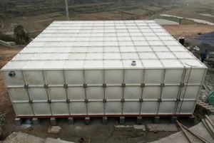 Serbatoio d'Acqua Rettangolare in FRP da <span class=keywords><strong>50</strong></span>.000L 500.000L 50m3 500m3 Leggero e Impermeabile per Antincendio e Uso Industriale - Product Image 2