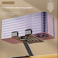 Support multifonctionnel en métal T16, étanche, rotatif à 360 degrés, pliable, pour téléphones et tablettes, support de téléphone antidérapant
