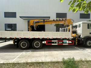 סינוטראק הוהואו מנוף משאית 6 x4 משאית מטען כבדה עם 10 טון 12 טון הידראולי טלסקופי עם מקדחה למכירה - Product Image 6