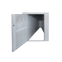 Haute qualité extérieur étanche porte unique fer vélo casiers métal vélo acier vélo casiers de rangement