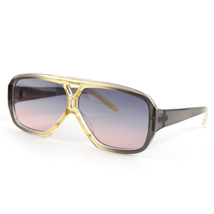 Gafas de Sol de alta calidad para mujer, montura de doble puente, montura de ordenador para hombre, gafas de protección UV de moda de gama alta que combinan con todo - Product Image 5