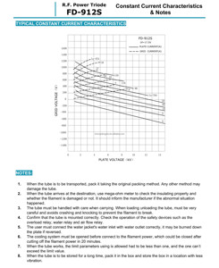 Tube d'oscillation à triode électronique RF FD-912S d'origine chinoise BEIJING, tube de puissance pour machine haute fréquence - Product Image 4