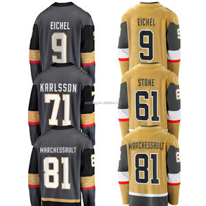"Co Vegas" هوكي الجليد جيرسي مطرز شعارات موحدة #9 Eichel #61 حجر #71 كارلسون #7 هوكي الجليد - Product Image 1