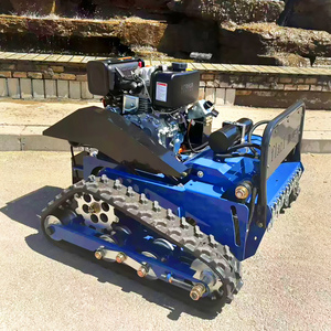 Новый гусеничный робот Flail Mover машина с дистанционным управлением не требует обслуживания, газонокосилка, газонокосилка с настраиваемыми цветными логотипами - Product Image 5