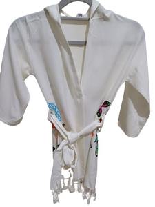Children's Viscose Beach Bathrobe Children's Viscose Beach Bath Pool Home Size Option Washable Quick Drying Factory <b>Sale</b> - Product Image 5