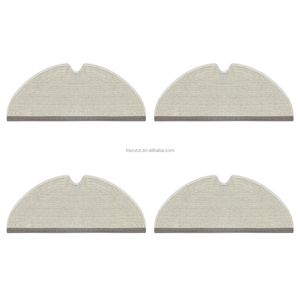Tampons de serpillière en microfibre pour <span class=keywords><strong>Roborock</strong></span> Q7 Max, Q8 Max, Q5 Pro, S5 Max, E4, E5, S5, <span class=keywords><strong>S6</strong></span>, <span class=keywords><strong>S6</strong></span> Pure, <span class=keywords><strong>S6</strong></span> <span class=keywords><strong>MaxV</strong></span>, Q5, Q5 Pro+, Q7 et Q8 Max+ - Product Image 1
