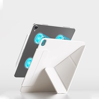 Étui pliable multi-angles pour iPad Pro 11 M4/M5, étui fin pour tablette magnétique double face avec emplacement pour stylet et boucle